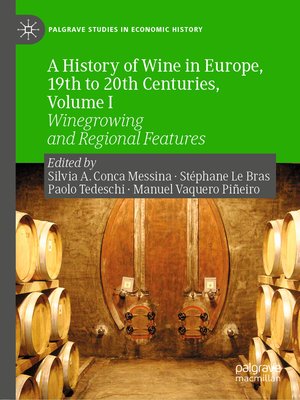 cover image of A History of Wine in Europe, 19th to 20th Centuries, Volume I